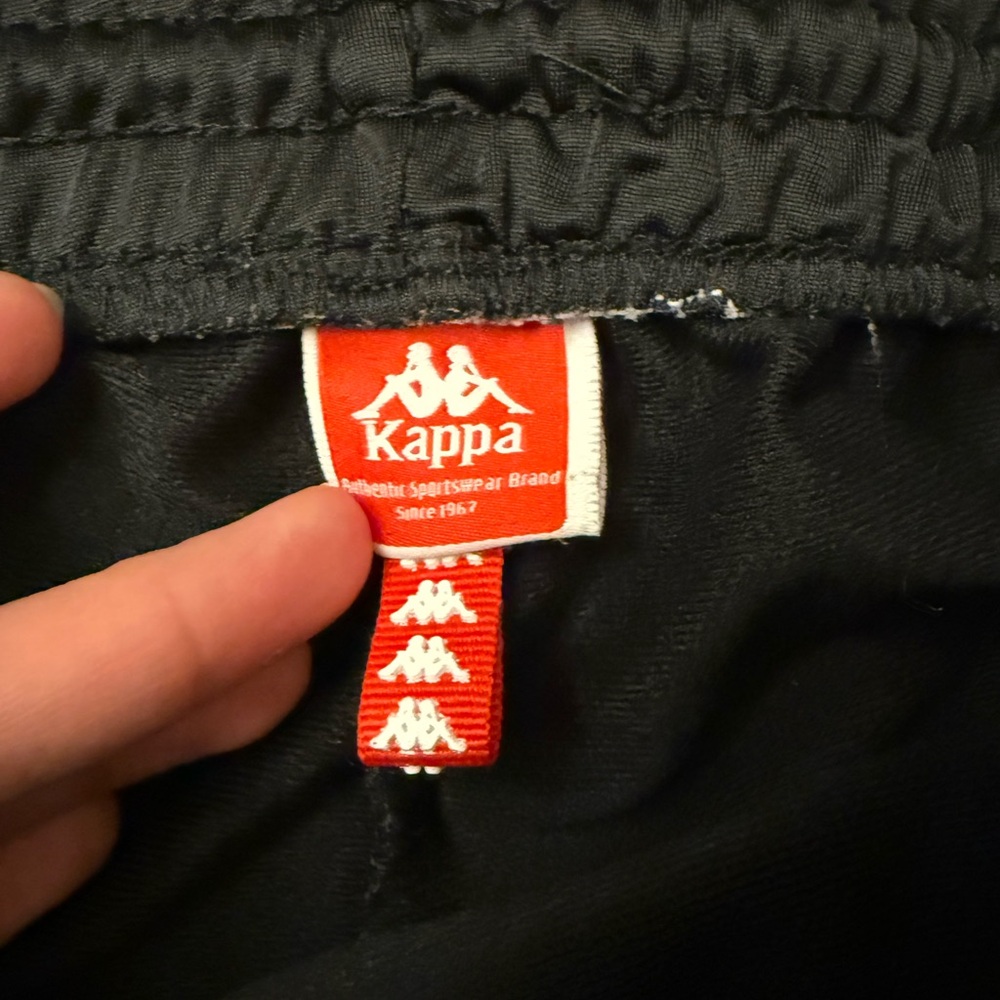 Kappa Women’s Black side buttons Joggers with Logo Trim - Picture 9 of 10